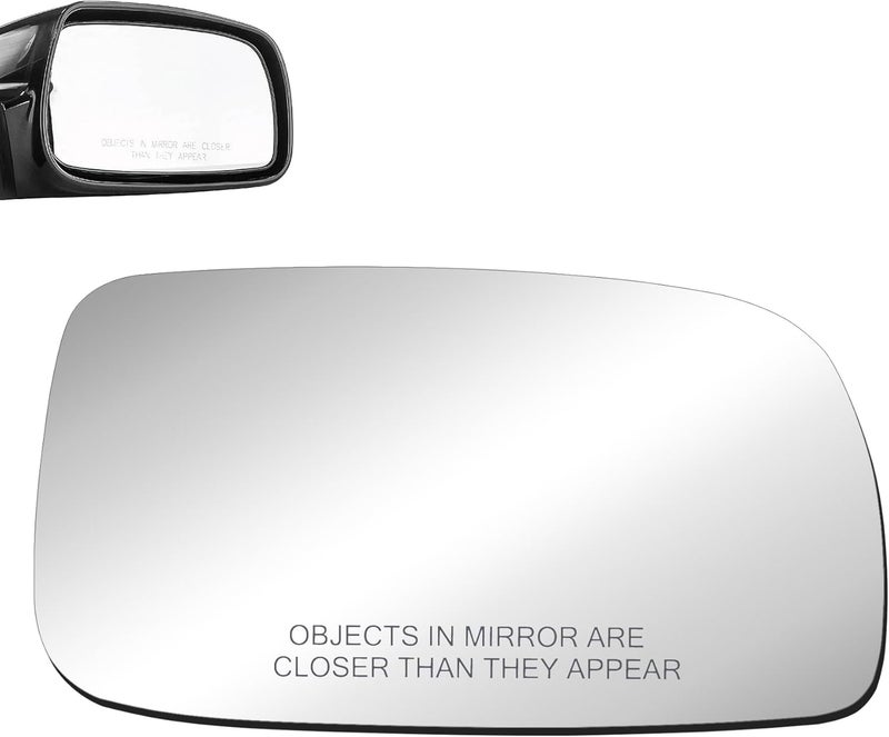 BOOLEE Mirror Glass Replacement fit for 2007-2012 Toyota Camry/Camry Hybrid (1st digit of VIN is a 1,4 or 5 made in USA Only) Passenger Right Side RH With Adhesives - Image 3